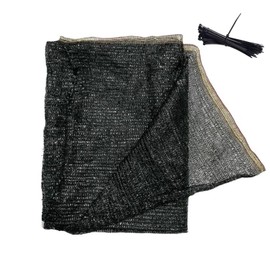BeGrit 50% Shade Cloth Plant Cover Sunblock Sun Shade Net Sun Mesh with Ties for Garden Flower Plants 10ft x13ft