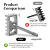 Square Hole Cutter for Electrical Box, Manganese Steel Rectangle Slot