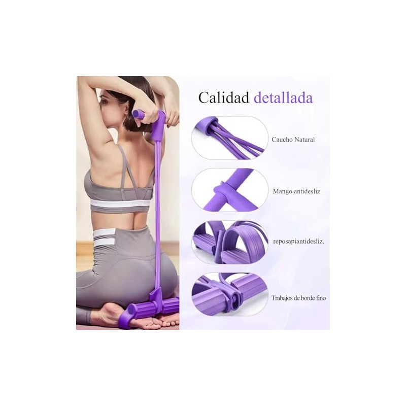 Bandas de resistencia para fitness, extractor de tobillo de 4