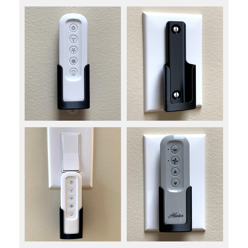 Makesus Ceiling Fan Remote Holder Wall Mount for Hunter Universal
