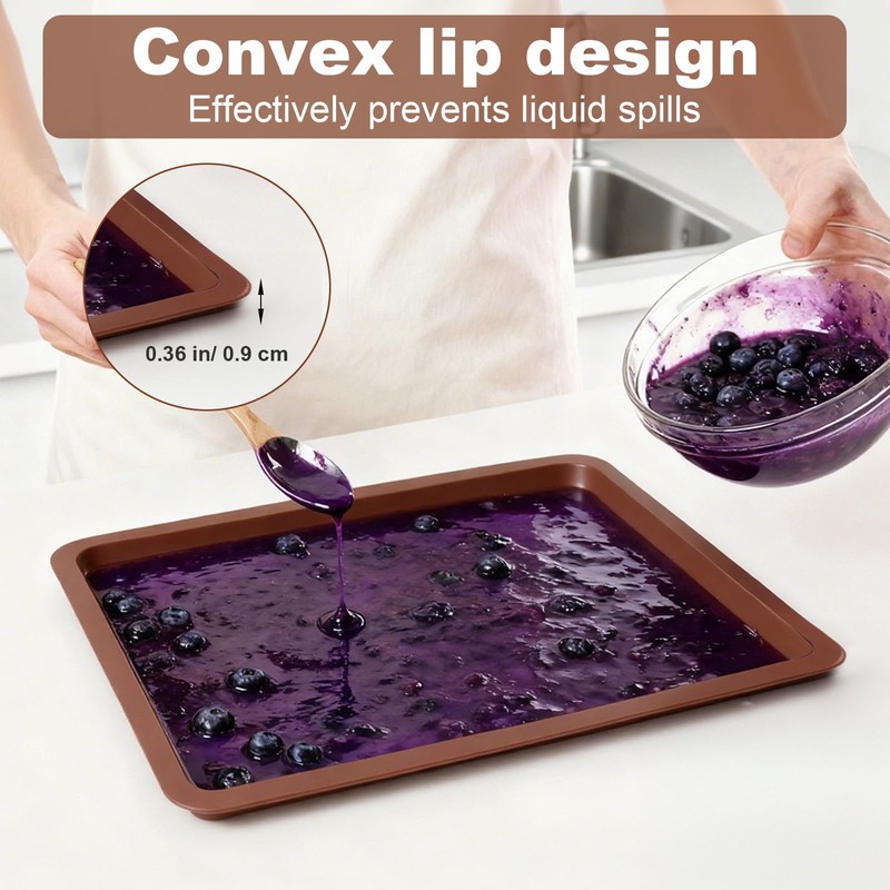 6 Pack Silicone Dehydrator Trays Compatible with Cosori CP267-FD, 12"