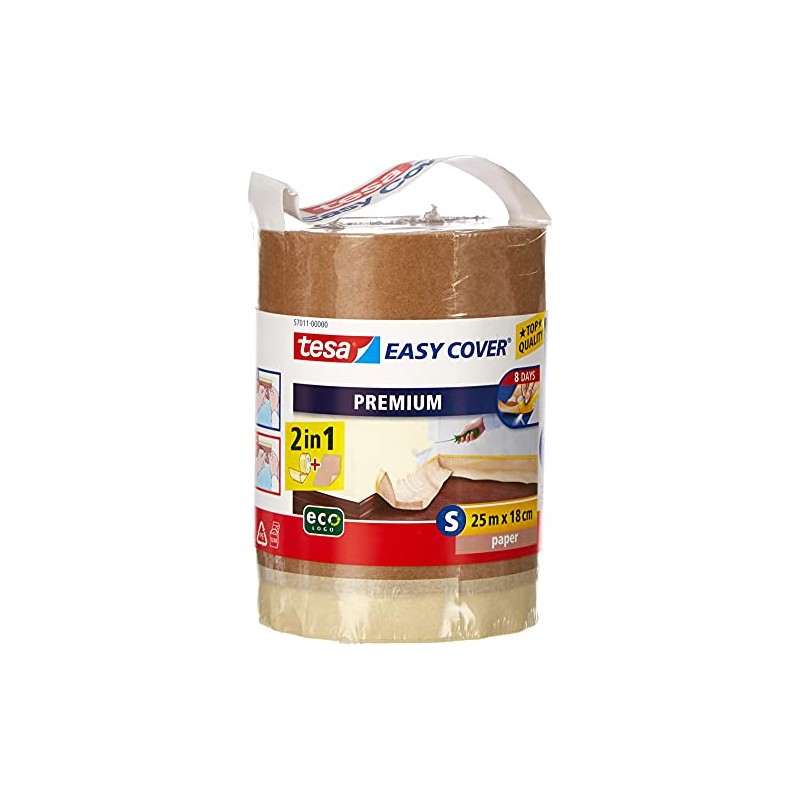 tesa Easy Cover Premium 57011-00000-03 Masking Paper Refill Roll