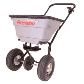 Precision Products SB4000PRCGY 75Lb Broadcast Spreader, Dark Grey