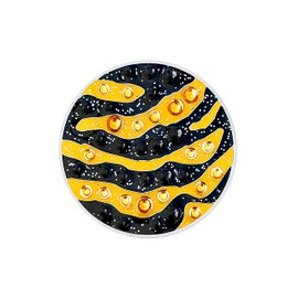 NAVIKA Tiger Print Ball Marker with Austrian Crystals | Hat Clip Included | Animal Themed Gift for Women Golfers | Golfing Accessory for Her