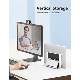 PHOCAR Soporte Multidispositivo 3 en 1, Base de Aluminio para Celular, Tablet y Laptop (4-13"), Soporte Plegable y Ajustable Portátil, Compatible con 