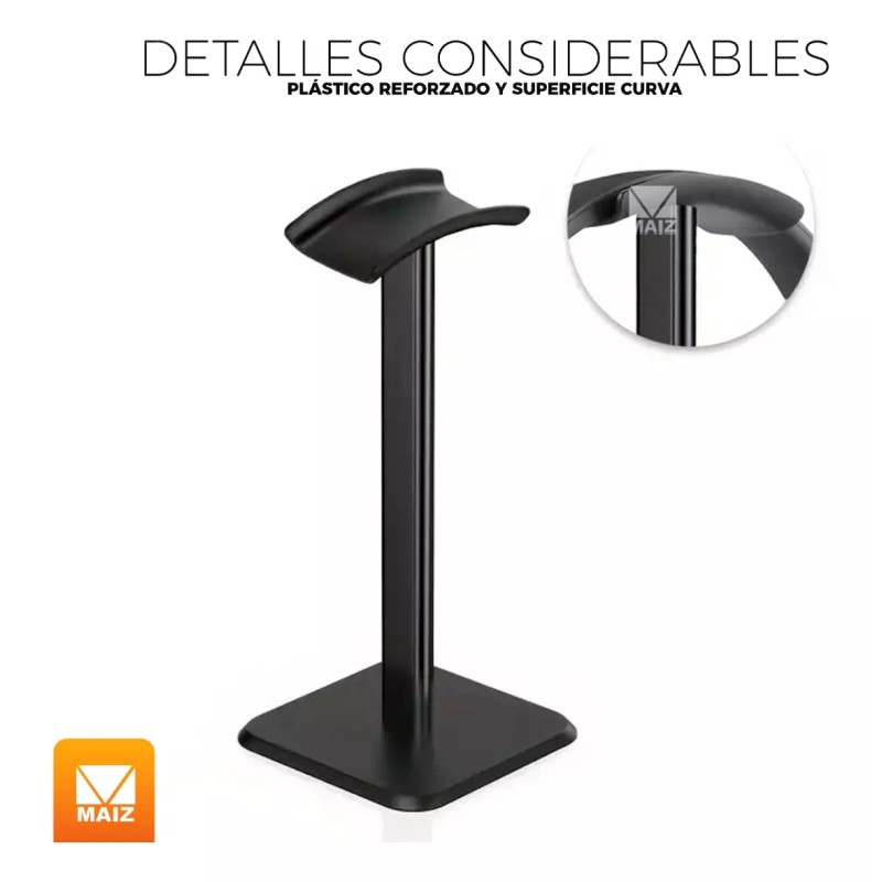 Maíz Soporte Base Audifonos Diadema Auricular Headset Escritorio