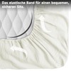 Boqingzhu Muslin Cotton Fitted Sheet 180 x 200 cm White