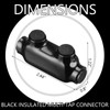 Copkim 5 Pcs Insulated Wire Connectors Black Splice Connector 2