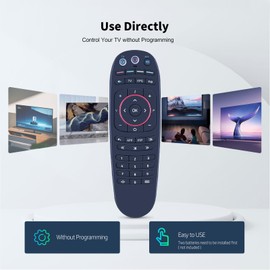 GWVEE Replacement Remote Control for INFOMIR MAG 524, MAG 324, MAG 424, MAG 524W3 (T4HU1615/41KA) Compatible with Set Top Box Multimedia Player Internet TV Receiver