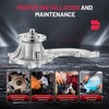 BDFHYK AW9293 Water Pump Kit With Gasket for Engine 2.4L/2.7L