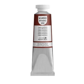Lukas Studio Artist Oil Color Paints - High-pigment oil paint made with natural binder for artist, painting, & more! - [Caput Mortuum - 37 mL]