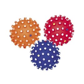 Nobby Vinyl Ball Classic with Squeaker Assorted Colours Diameter 10 cm