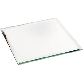 Plymor Square 3mm Beveled Glass Mirror, 4 inch x 4 inch (Pack of 12)