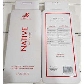 Native Body Wash - Candy Cane 18 FL OZ