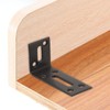 sourcing map Adjustable L Corner Braces, 4Pcs 80 x 40