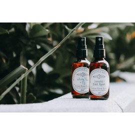 Seventh Avenue Apothecary Fragrant Room Spray - Bonfire + Spun Sugar - Amber Glass Bottle with Fine Mist Sprayer - Hand Poured in The USA