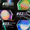 CHARMACY Paleta De Sombras De Ojos Chameleon Diamond Rainbow, Iluminador