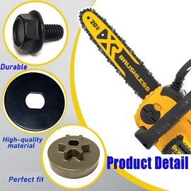 90639221 90618229 90618228 Chainsaw Drive Sprocket Bolt Washer Kit Fit for DeWalt Chainsaw DCCS620 CMCCS620 CMCCS660 DCCS670 DCCS690 DWCS600 DCCS620B DCCS690B DCCS690H1 DCCS690M1 DCCS670X1 CMCCS660E1