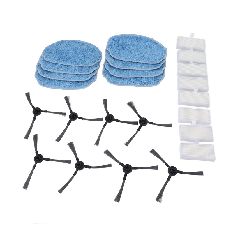 Robotic Vacuum Cleaner Accessories Kit Mop Cloth Side Brush Filter