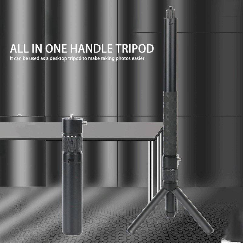 Bullet Time Handle, Invisible Selfie Stick Rod Handle, 360 Degree