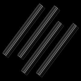 Pack of 4 16.5 cm Clay Rollers Polymer Clay Transparent Acrylic Clay Roller Acrylic Clay Roller Clay Roller Polymer Clay Accessories Clay Tools for Clay Arts Crafts Solid Smooth Acrylic Clay Rollers