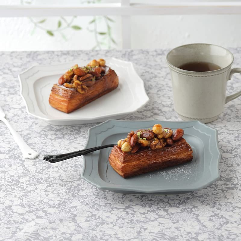 EAST table Square Plate, 7.1 inches (18 cm), Classic Matte