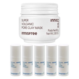 Innisfree Super Volcanic Pore Mask 2pcs+ / 이니스프리 수퍼 화산송이 모공 마스크 2개+