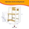 Damoch Family™ Adjustable Kids Learning Tower, Toddler Kitchen Tower, Portable