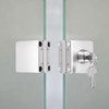 PATIKIL 304 Stainless Steel Frameless Glass Door Lock Double Opening