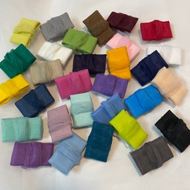 Megachest 20D Soft Organza Dress Fabric Fancy Costumes Decorations 15 Colors(Pure White, 5 Meters)