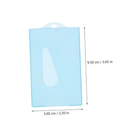 STOBOK 30pcs Name Tag Holder Protective Id Badge Holder for Business Cards Game Cards Lightweight Mixed Colors