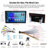 UNITOPSCI 9 Inch Double Din Android Car Stereo with Wireless