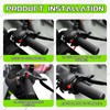 KUQUTIDY Motorcycle Cruise Control Assist, Motorcycle Throttle Lock, Motorcycle Cruise