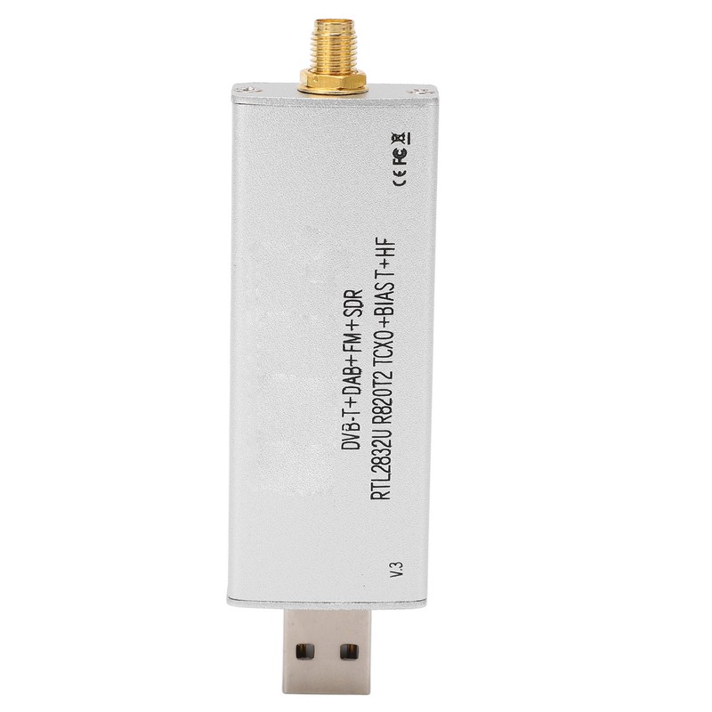Radio Receiver RTL SDR R820T2 RTL2832U 1PPM TCXO SMA 500KHz‑1766MHz