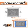 GINIDEAR Guinea Pig Bedding, Disposable Guinea Pig Cage Liners, Charcoal