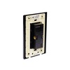 iGOTO PB105/2-N/N Contacto Duplex con Placa, color Negro