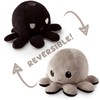 TeeTurtle - The Original Reversible Octopus Plushie - Black +