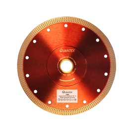 QUANTEX Diamond Cutting Disc, 180 x 22.23 mm, for Ceramic and Tiles, Extra Thin