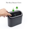 Riloer Mini Waterproof Car Bin with Black Lid Car Home