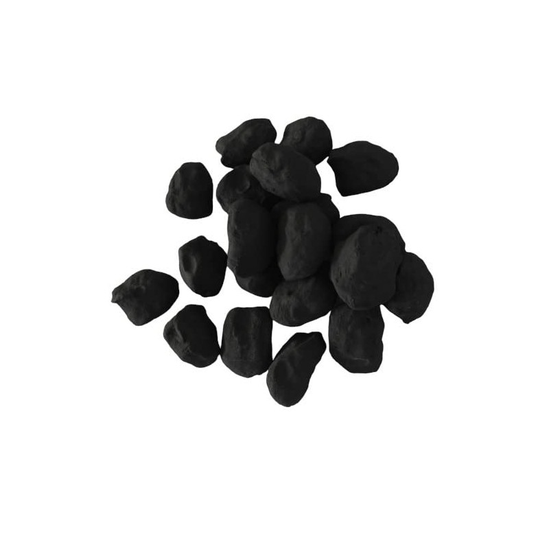 Gas Fire Coals 20 Replacement Random Shaped Cast Coals In