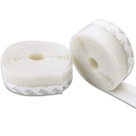 Silicone Seal Strip - 10M/33ft (W:35mm) Weather Stripping Door Window Seal-Door Strip Bottom Draft Stopper Transparent