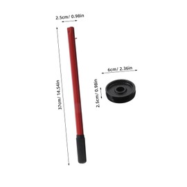 Operitacx 1 Set Hand Pressing Rod Front Wheel Automotive Jack Hydraulic Jack Handle Garage Trolley Jack Handle Jack Pole Lever Handle Automotive Car Jack Accessories Crank Jack Rod Metal