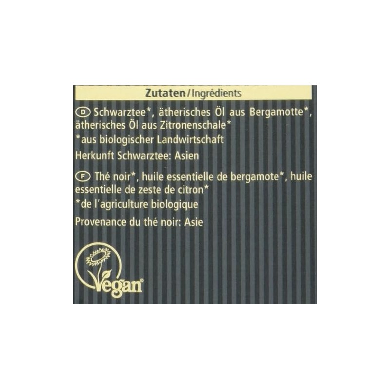 Alnatura Organic Earl Grey Tea, 20 Bags, 35 g