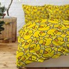 Tabeskly Kids Girls Yellow Duck Cute Soft Zipper Bed Bedding