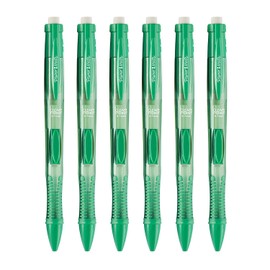 Paper Mate Clear Point Color Lead Mechanical Pencils, 0.7mm, Green, 6-Count