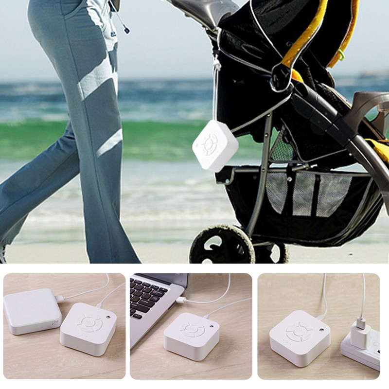 Baby Sound Machine 9 Songs Aid Sleeping USB Charge Timing