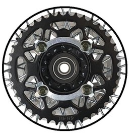 14" Rear Wheel Rim Tire Assembly For Dirt Pit Bike Trail 90/100-14 Rear Wheel Rim Tire Fits 125/140/150/160cc Pit Dirt Bike KLX65 Apollo Kayo TT 125 140 Brake Rotor, Sprocket (14 with Components)