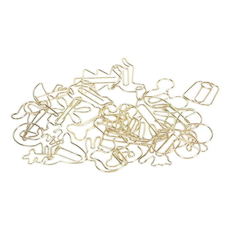 100 Pcs Fancy Paperclips Large Plastic Covered Wire Multi Purpose