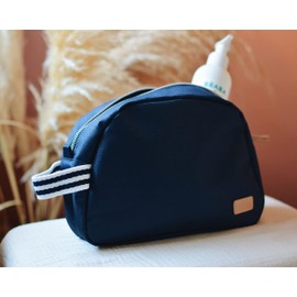 Béaba, Geneve Waterproof Fabric Toiletry Bag 2 Inside Pockets Dark Blue