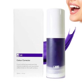 EIHI Purple Teeth Whitening Toothpaste, Zähne Aufhellen, Bleaching Zähne, Zahnpasta Weisse Zähne, Radiant Whitening Zahnpasta, Zahnfleckenentfernung, Lila Zahnpasta für Zahnaufhellung